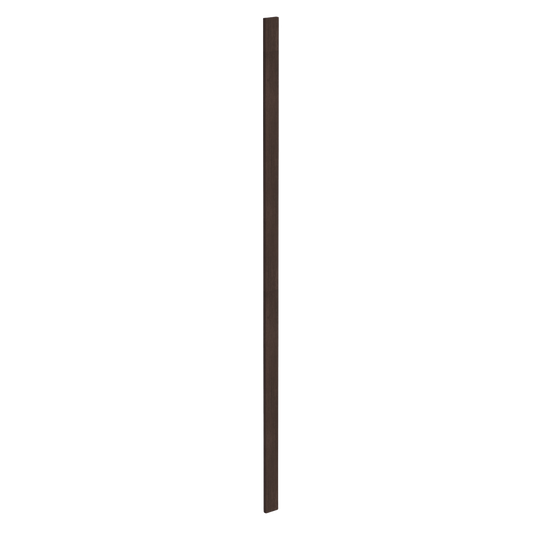 WF396-SSE  Wall Cabinet Filler - Slim Shaker Style - Espresso   3"W x 96"H x 3/4"D
