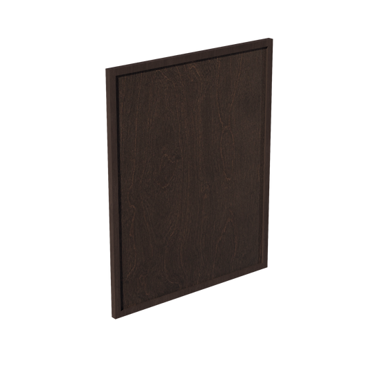 WP-BASE-SSE  Base Panel Wainscot  - Slim Shaker Style - Espresso   23-1/2"W x 29-1/2"H x 3/4"D