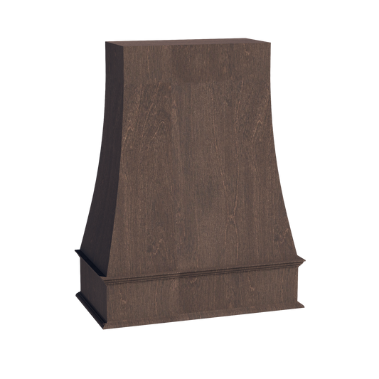 WRH3648-SSE  Wood Wall Mounted Range Hood - Slim Shaker Style - Espresso   36"W x 48"H x 20-1/2"D