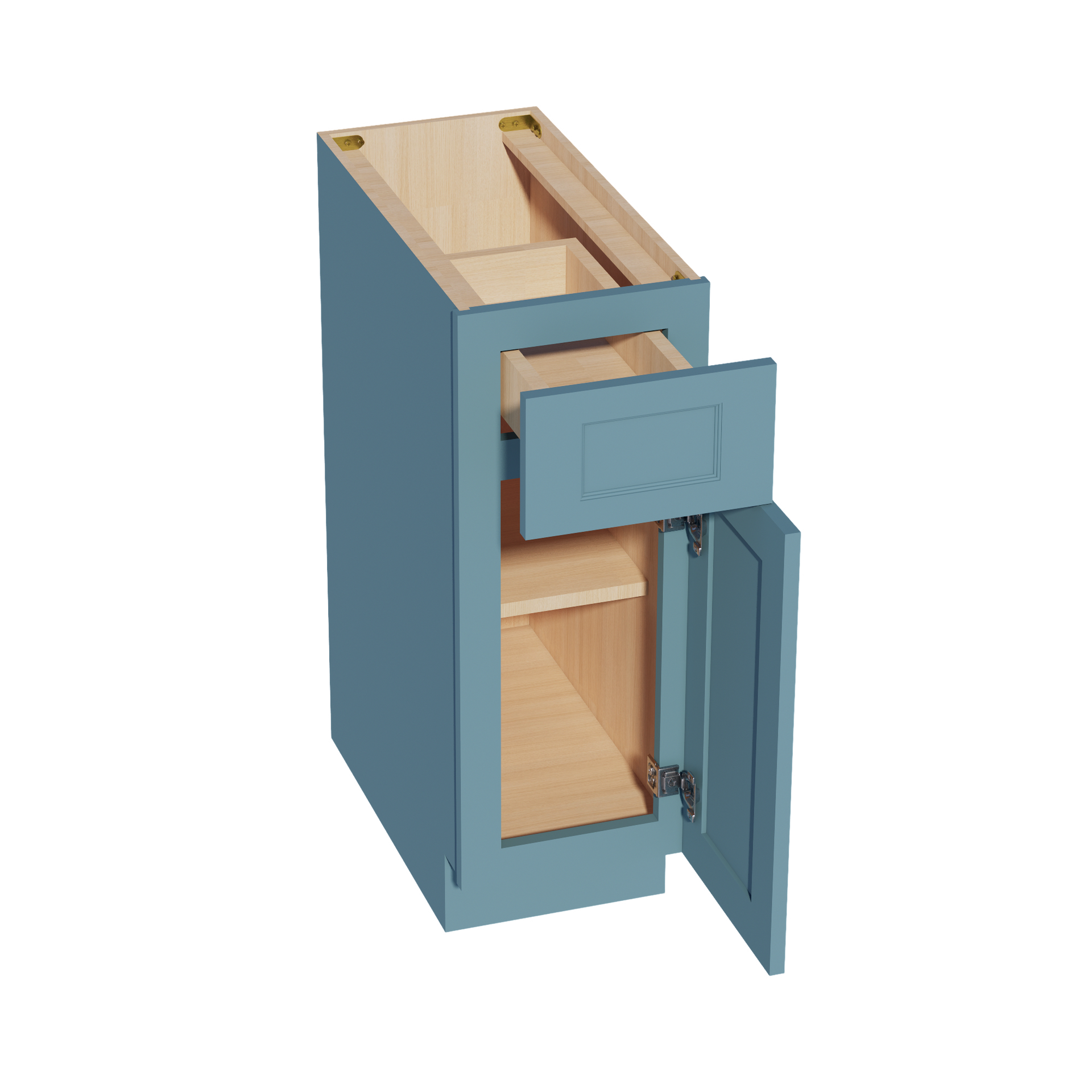 B12-SG  Base cabinet - Shaker Style - Green   12"W x 34-1/2"H x 24"D