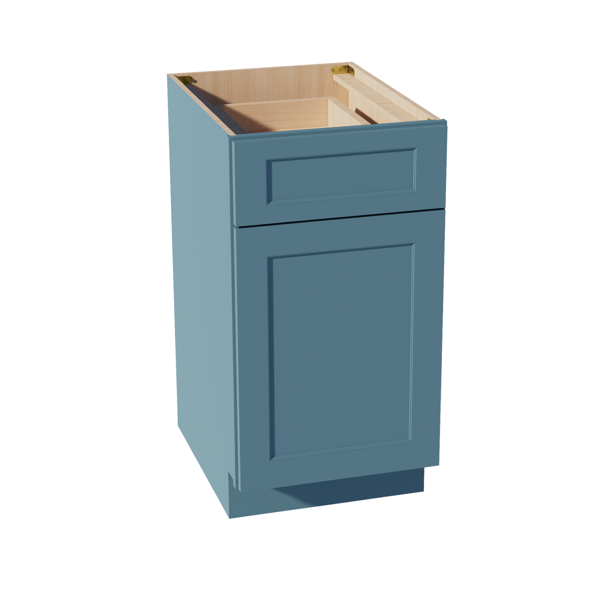 B18TR-SG  Base cabinet - Shaker Style - Green   18"W x 34-1/2"H x 24"D