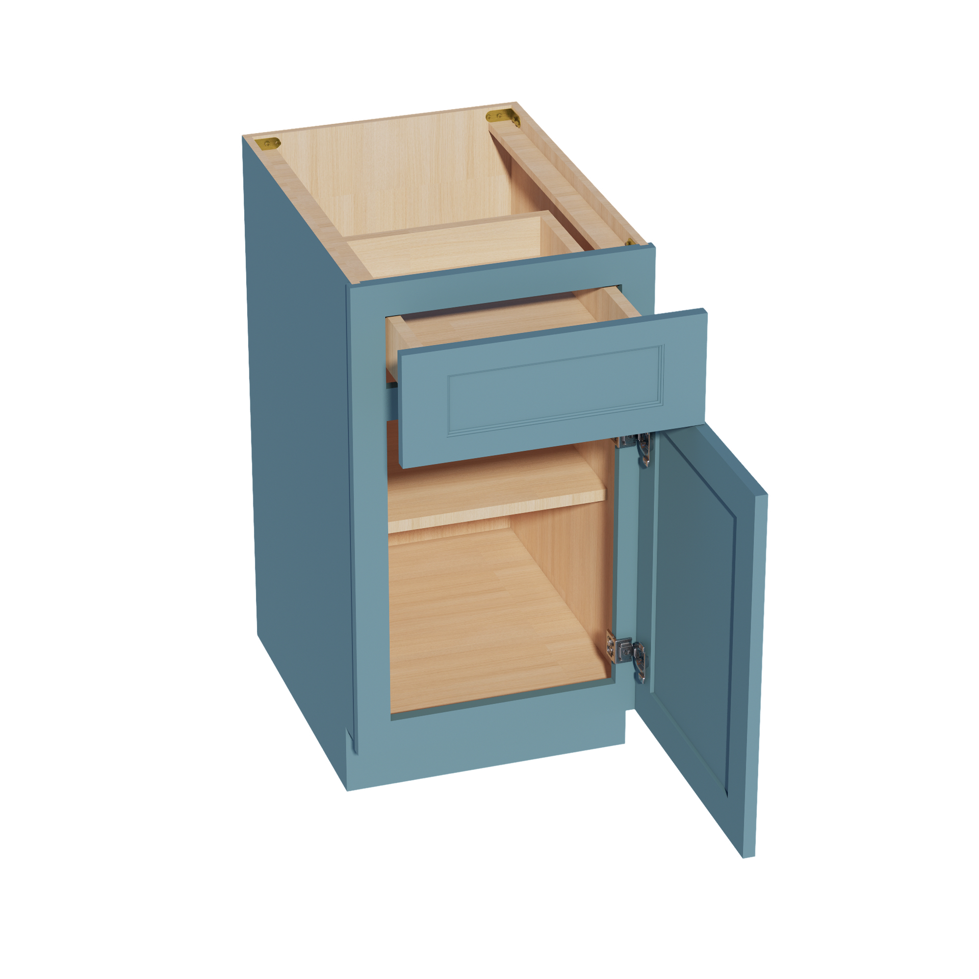 B18-SG  Base cabinet - Shaker Style - Green   18"W x 34-1/2"H x 24"D