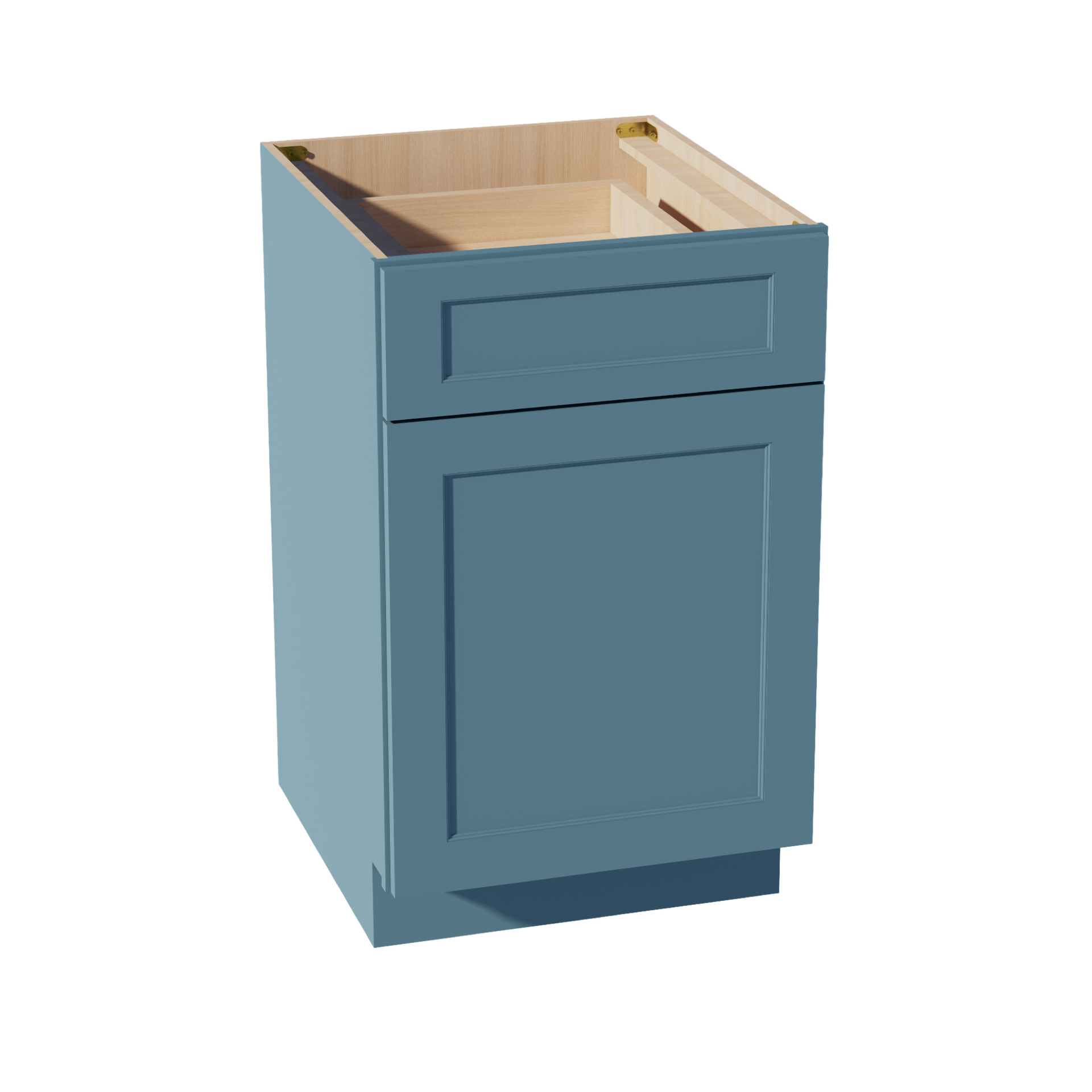 B21-SG  Base cabinet - Shaker Style - Green   21"W x 34-1/2"H x 24"D