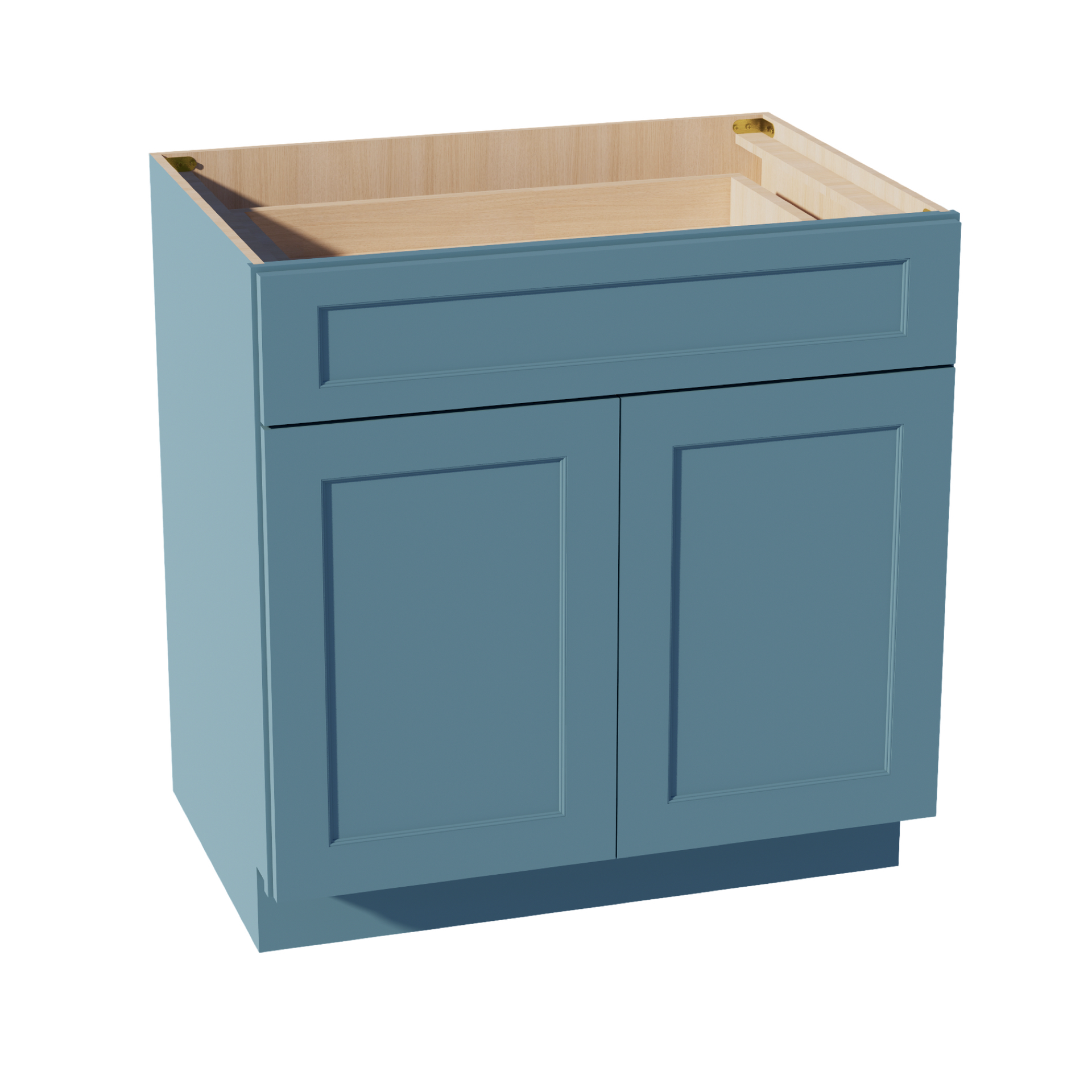 B33-SG  Base cabinet - Shaker Style - Green   33"W x 34-1/2"H x 24"D