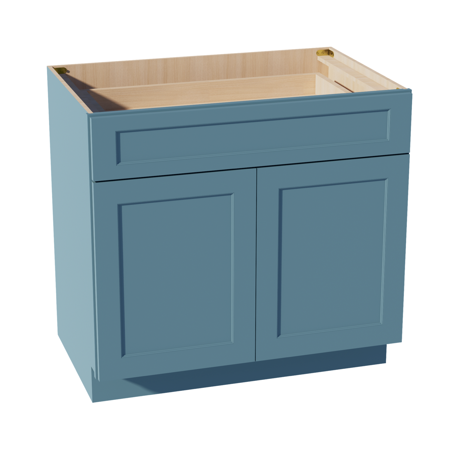 B36-SG  Base cabinet - Shaker Style - Green   36"W x 34-1/2"H x 24"D