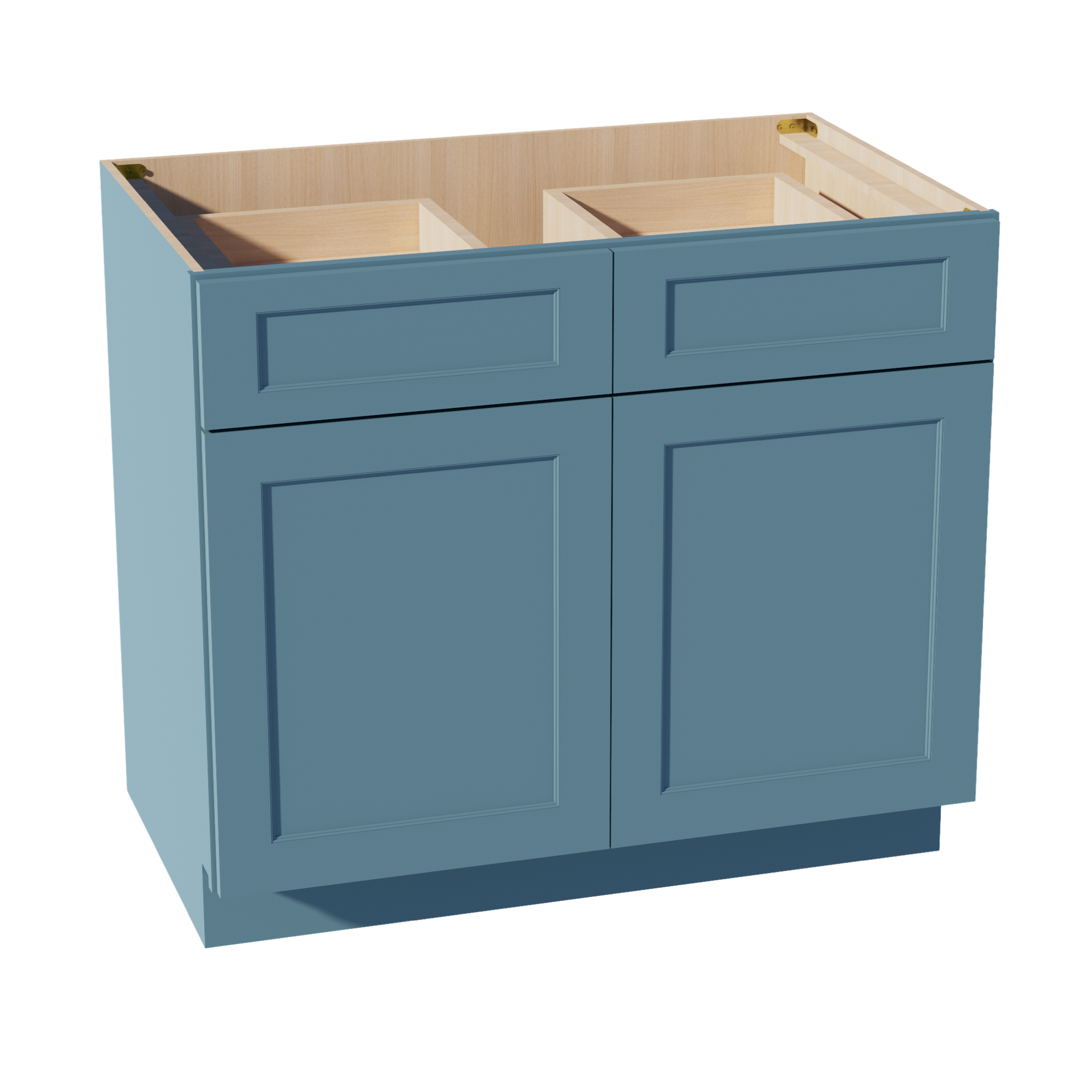 B39-SG  Base cabinet - Shaker Style - Green   39"W x 34-1/2"H x 24"D