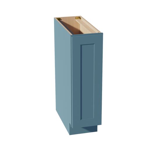 BF0924-SG  Base cabinet Full Height Door - Shaker Style - Green   09"W x 34-1/2"H x 24"D
