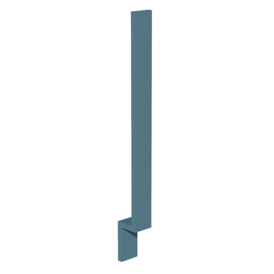 BF3-SG  Base Cabinet Filler - Shaker Style - Green   03"W x 34-1/2"H x