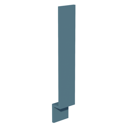 BF6-SG  Base Cabinet Filler - Shaker Style - Green   06"W x 34-1/2"H x