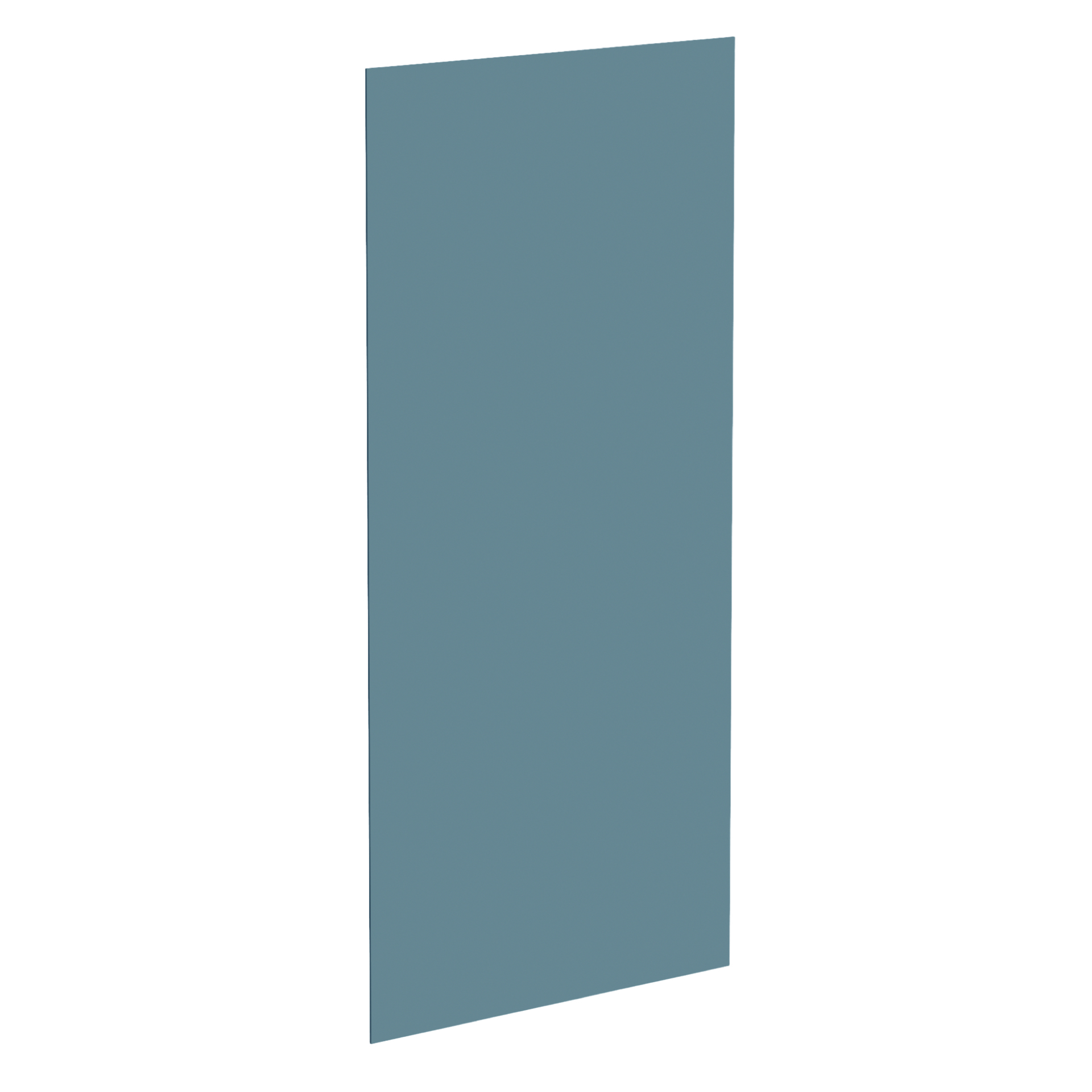 BP4896-1/4-SG  Base End Skin Panel - Shaker Style - Green   48"W x 96"H x 1/4"D