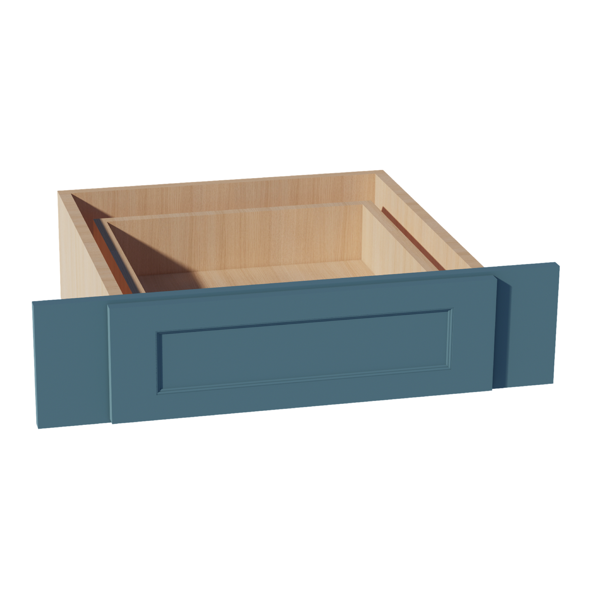 KD30-SG  Vanity Knee Drawer - Shaker Style - Green   30"W x 7-1/2"H x 21"D