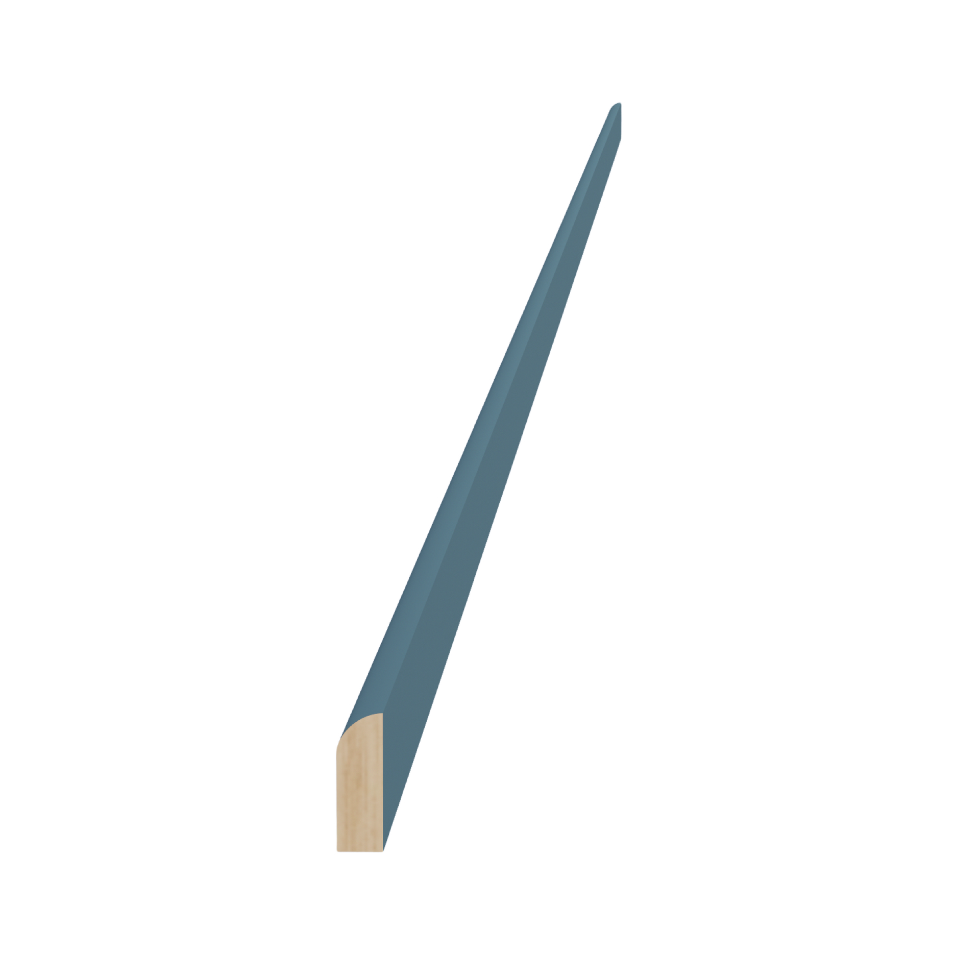 SM8-S-SG  Scribe Molding - Shaker Style - Green   96"W x 3/4"H x 1/4"D