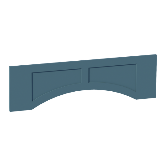 VARP42-SG  Arched Valance With Raised Panel - Shaker Style - Green   42"W x 12"H x