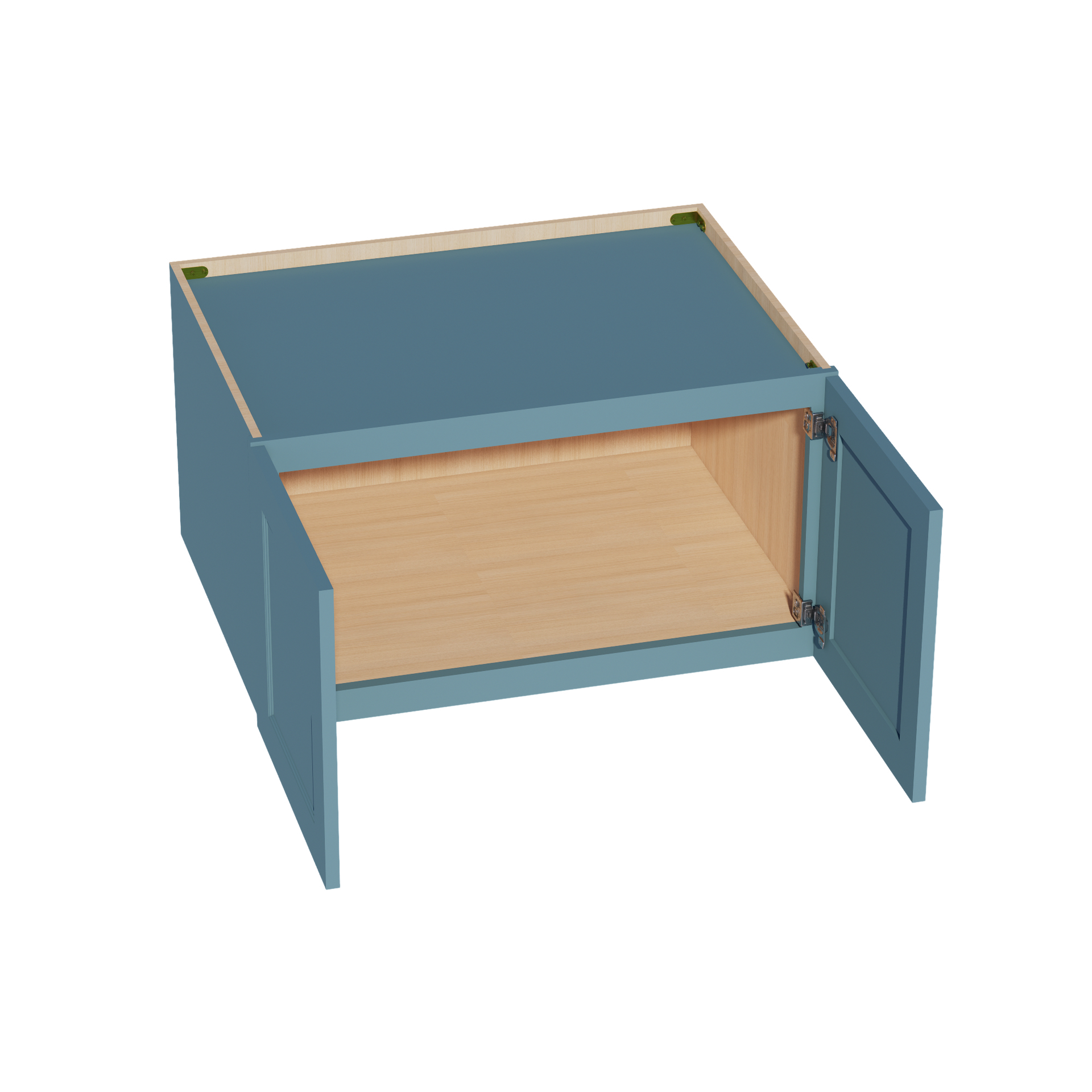 W331824-SG  Wall Cabinet 2 Doors & 2 Shelves - Shaker Style - Green   33"W x 18"H x 24"D