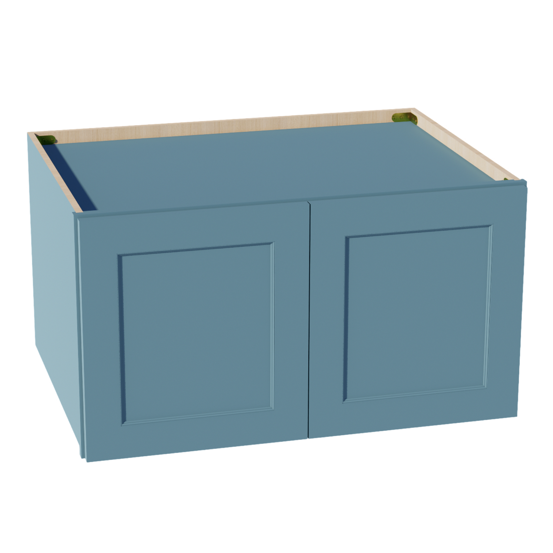 W331824-SG  Wall Cabinet 2 Doors & 2 Shelves - Shaker Style - Green   33"W x 18"H x 24"D