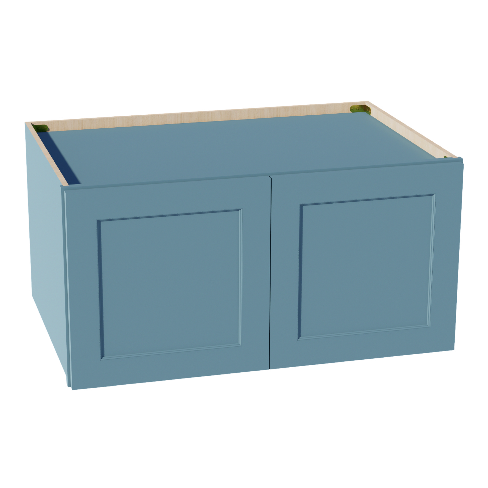 W361824-SG  Wall Cabinet 2 Doors & 2 Shelves - Shaker Style - Green   36"W x 18"H x 24"D