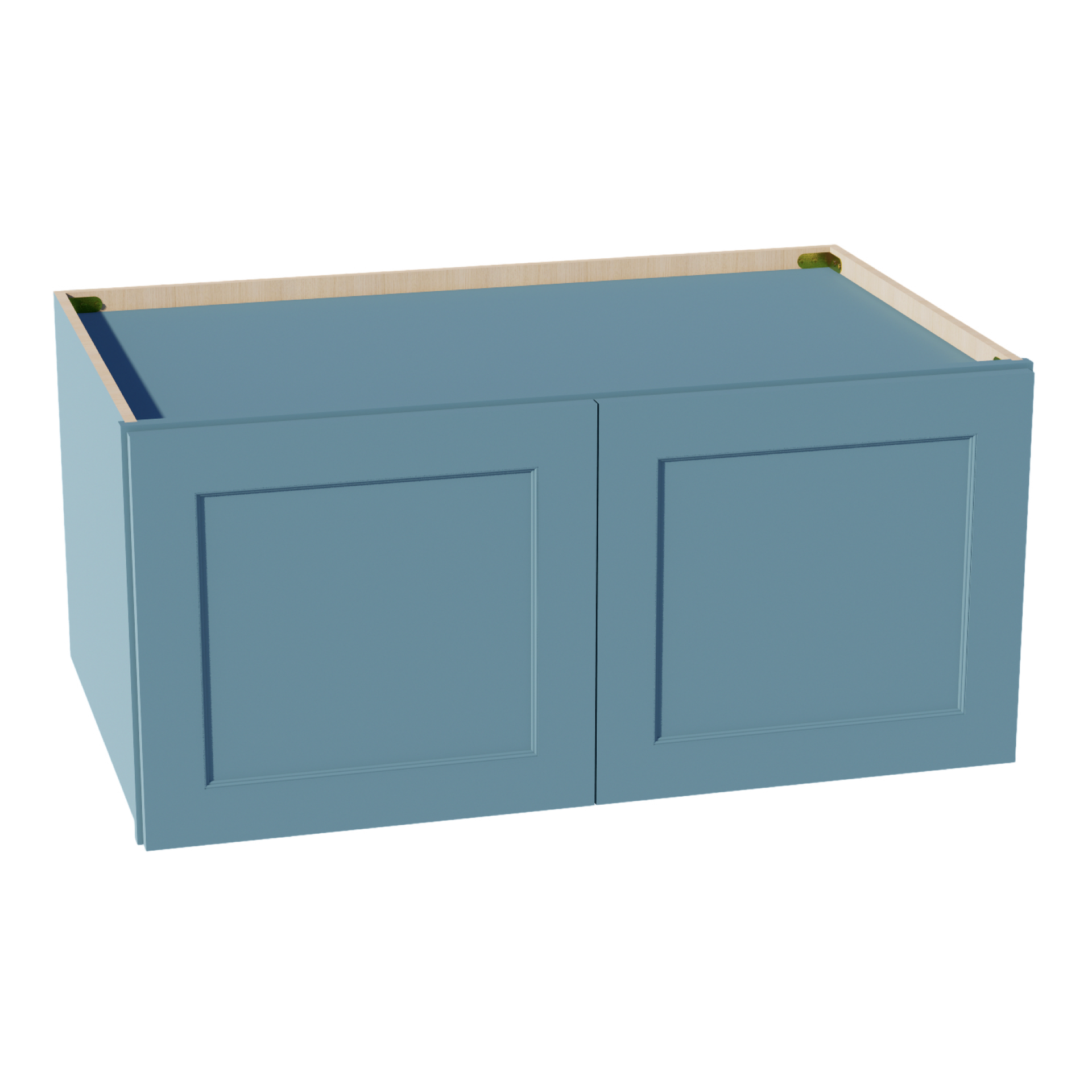 W391824-SG  Wall Cabinet 2 Doors & 2 Shelves - Shaker Style - Green   39"W x 18"H x 24"D