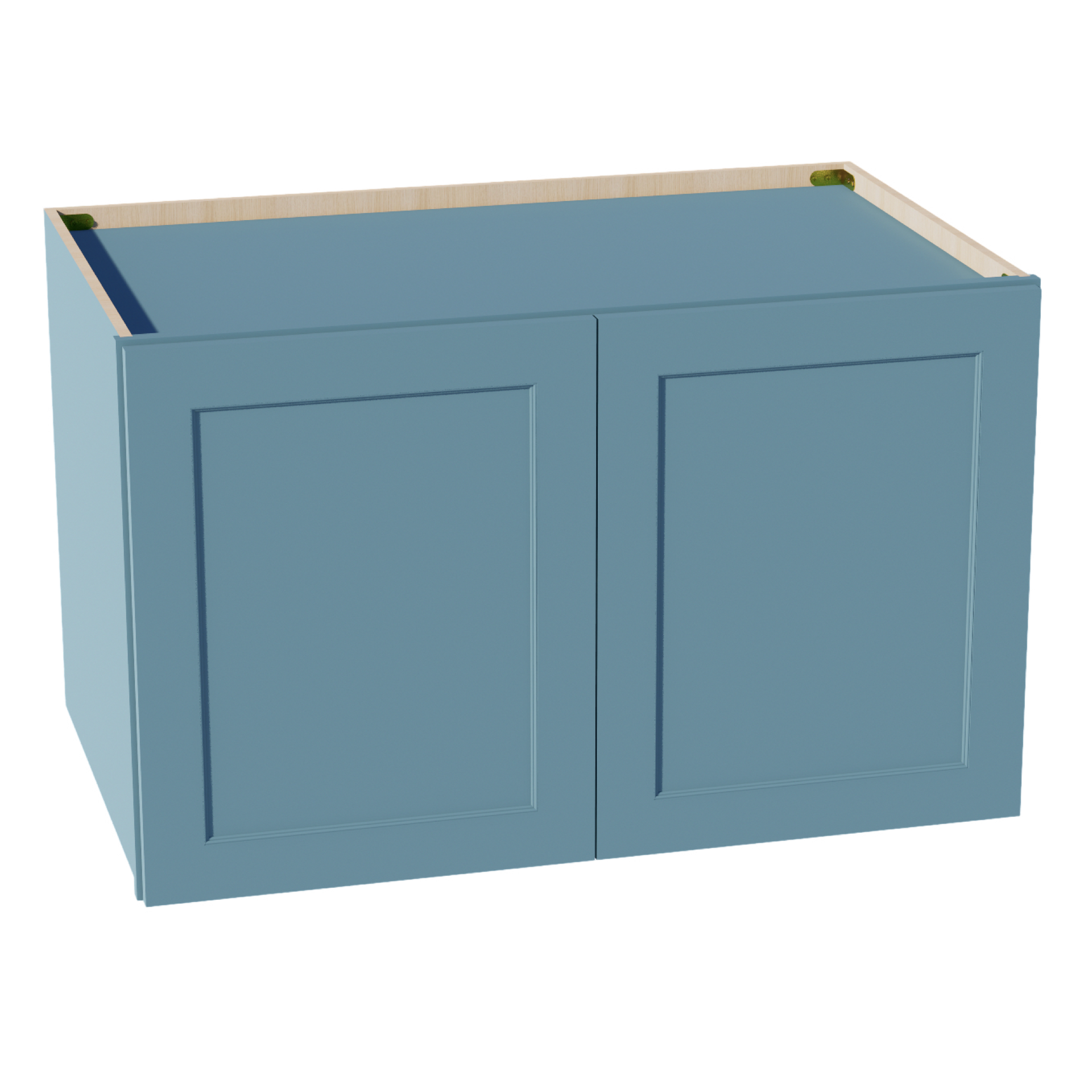 W392424-SG  Wall Cabinet 2 Doors & 2 Shelves - Shaker Style - Green   39"W x 24"H x 24"D