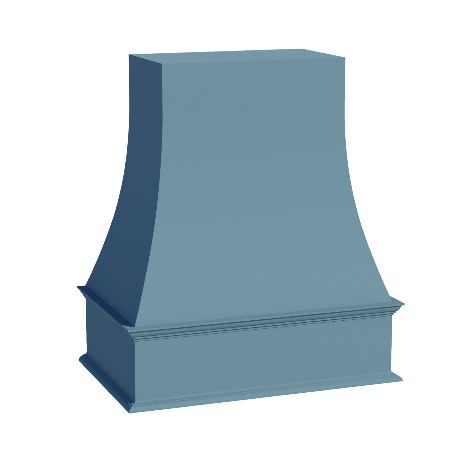 WRH3036-SG  Wood Wall Mounted Range Hood - Shaker Style - Green   30"W x 36"H x 20-1/2"D