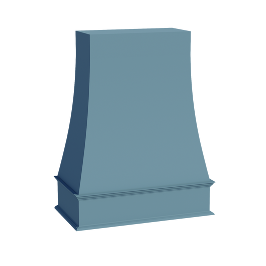 WRH3648-SG  Wood Wall Mounted Range Hood - Shaker Style - Green   36"W x 48"H x 20-1/2"D