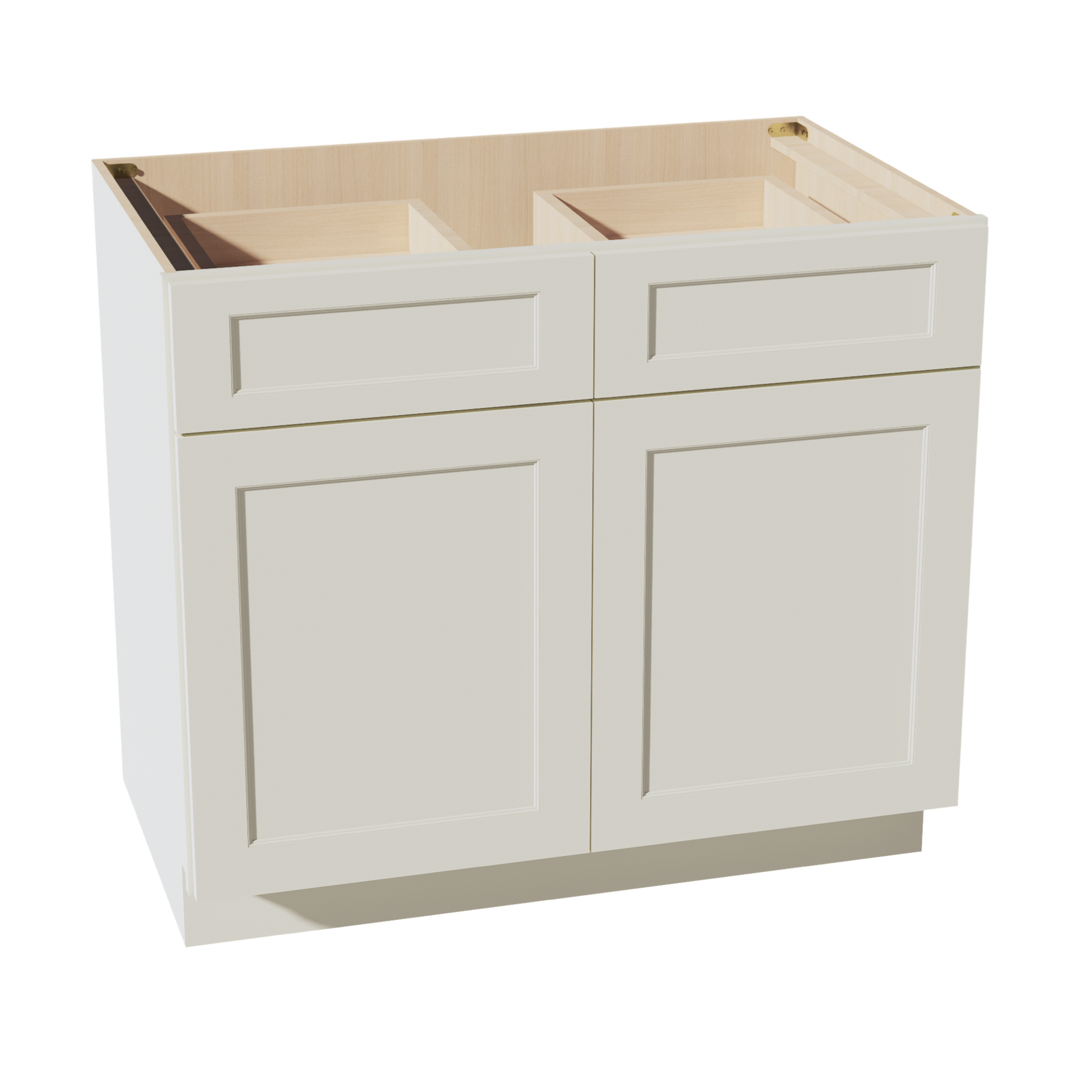 B39-SSAW  Base cabinet - Shaker Style - Swan White   36"W x 34-1/2"H x 24"D