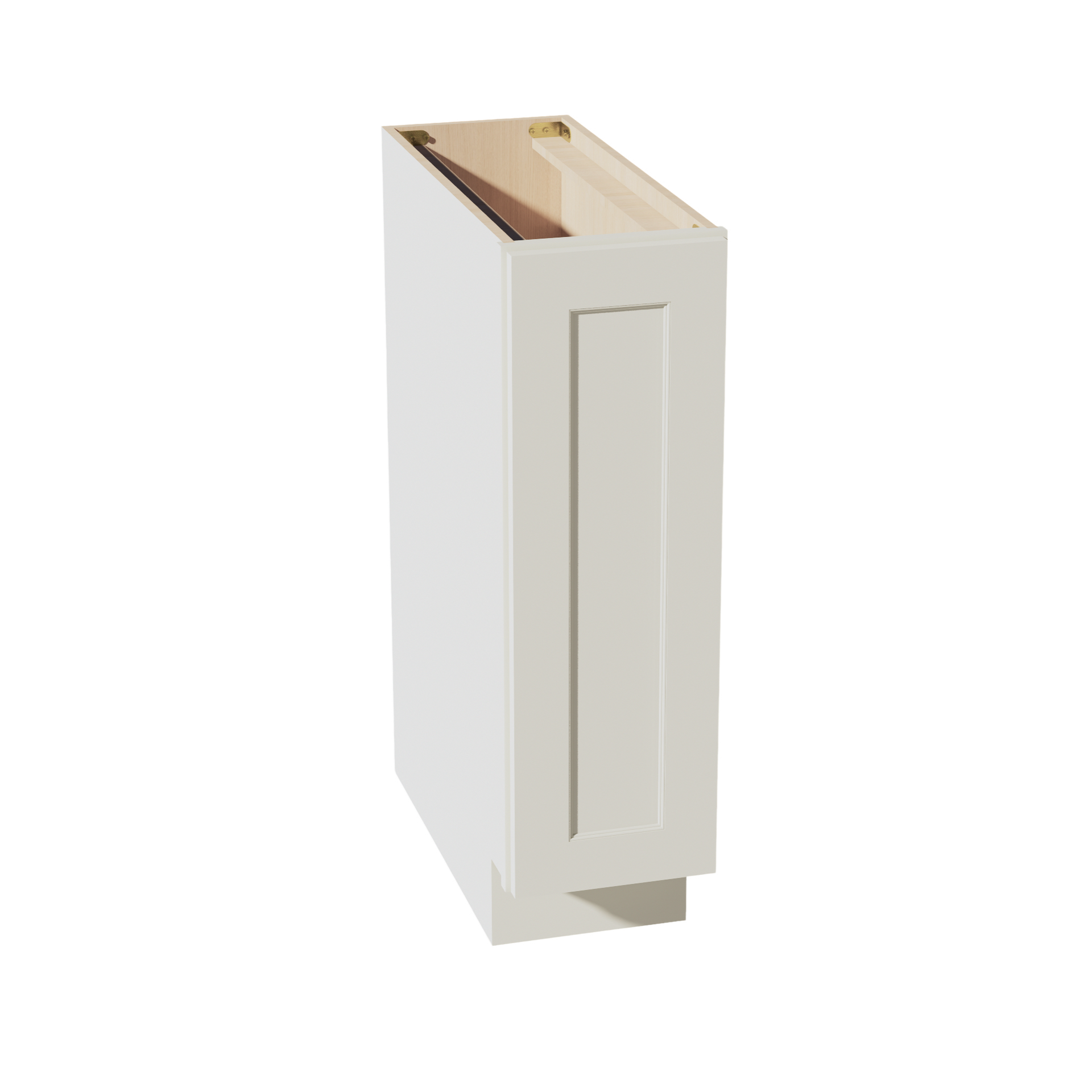 BF0924-SSAW  Base cabinet Full Height Door - Shaker Style - Swan White   12"W x 34-1/2"H x 24"D