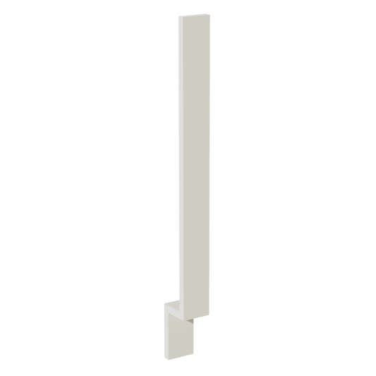 BF3-SSAW  Base Cabinet Filler - Shaker Style - Swan White   09"W x 34-1/2"H x 24"D