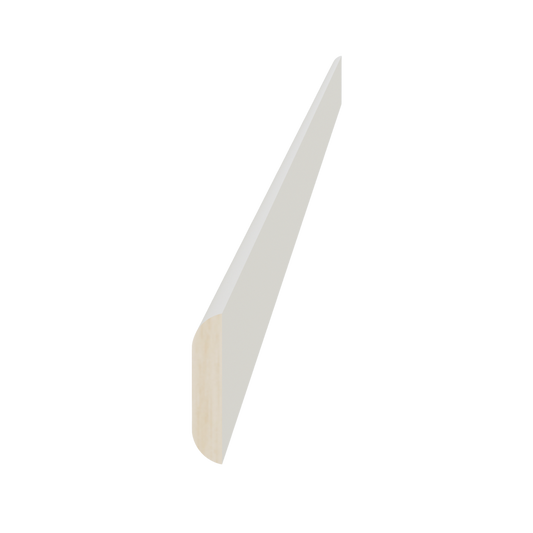 BM1-1/4-SSAW  Batten Molding - Shaker Style - Swan White   06"W x 34-1/2"H x