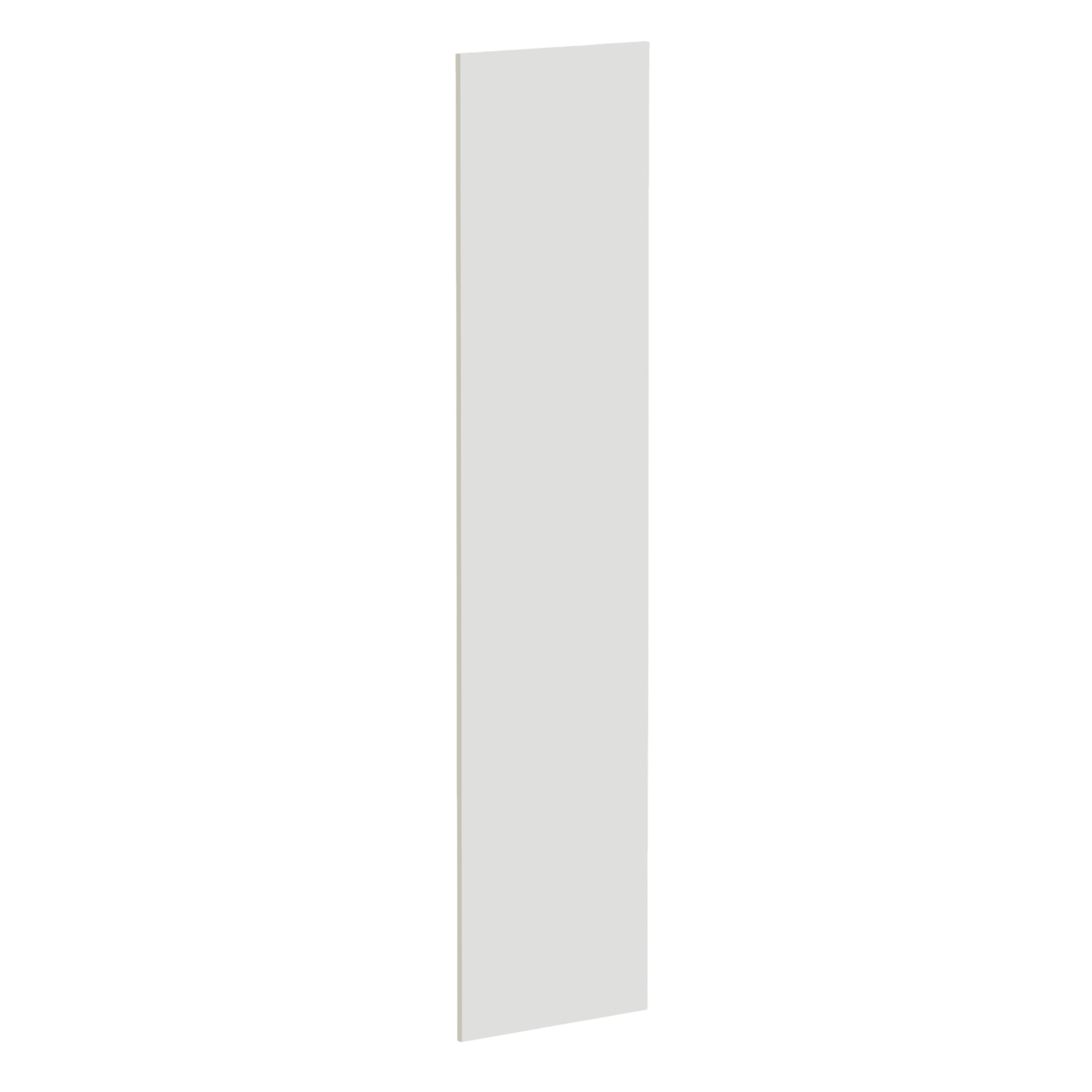 BP2496-3/4-SSAW  Base End Skin Panel - Shaker Style - Swan White   30"W x 34-1/2"H x 24"D
