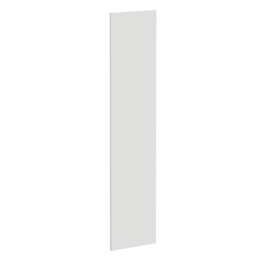 BP2496-3/4-SSAW  Base End Skin Panel - Shaker Style - Swan White   30"W x 34-1/2"H x 24"D