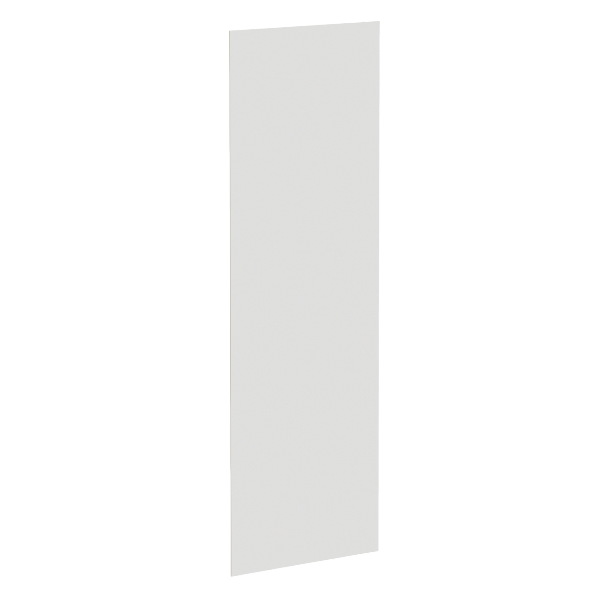 BP3496-1/4-SSAW  Base End Skin Panel - Shaker Style - Swan White   24"W x 96"H x 3/4"D