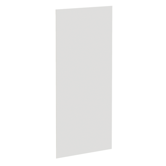 BP4896-1/4-SSAW  Base End Skin Panel - Shaker Style - Swan White   48"W x 96"H x 1/2"D