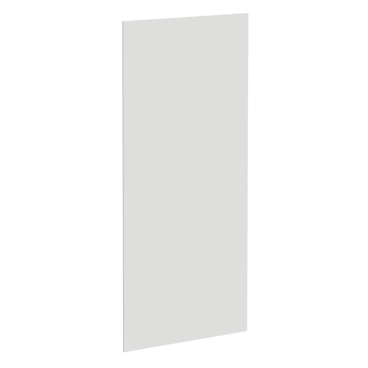 BP4896-1/2-SSAW  Base End Skin Panel - Shaker Style - Swan White   34"W x 96"H x 1/4"D