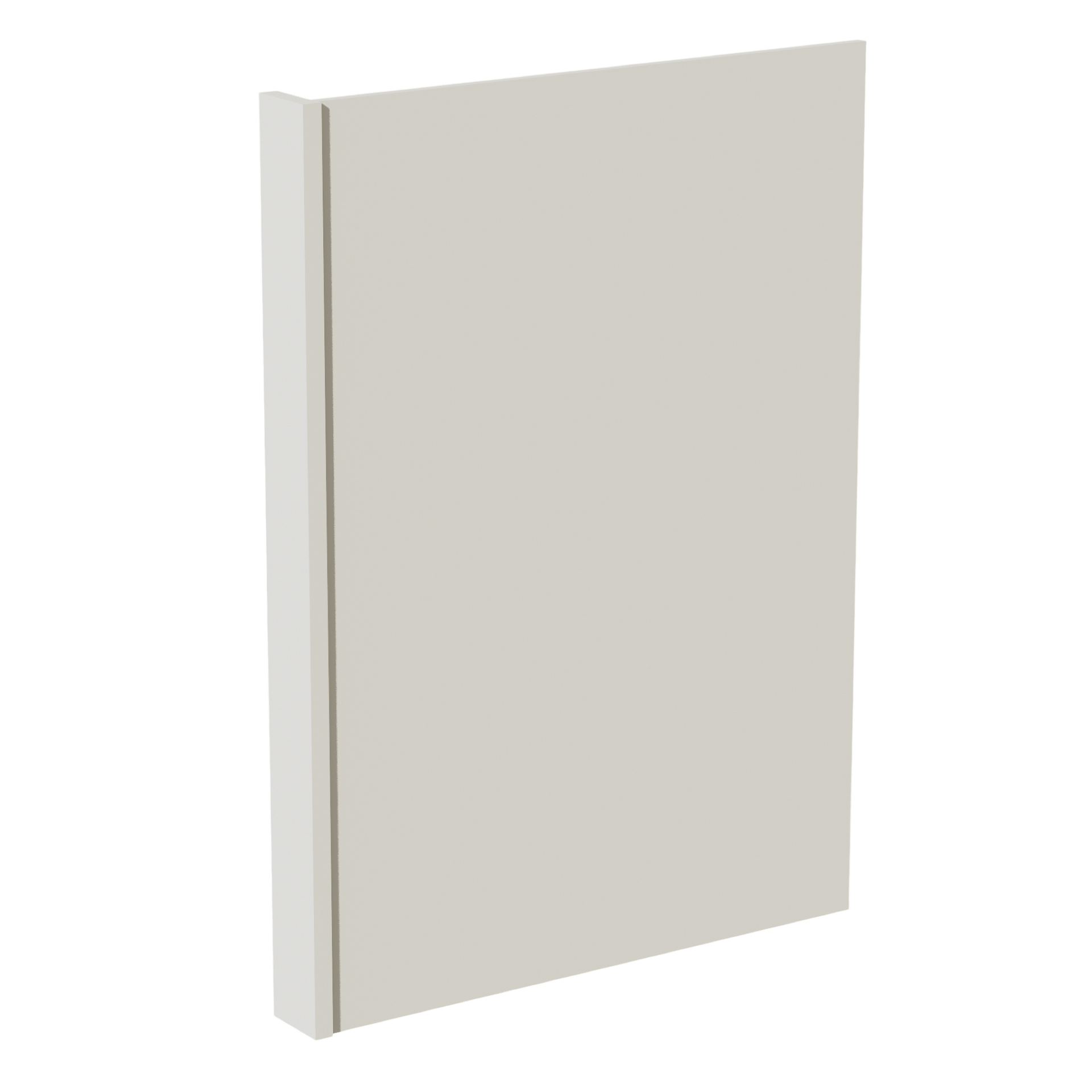 DWR3-SSAW  Dishwasher Return Panel - Shaker Style - Swan White   27"W x 34-1/2"H x 24"D