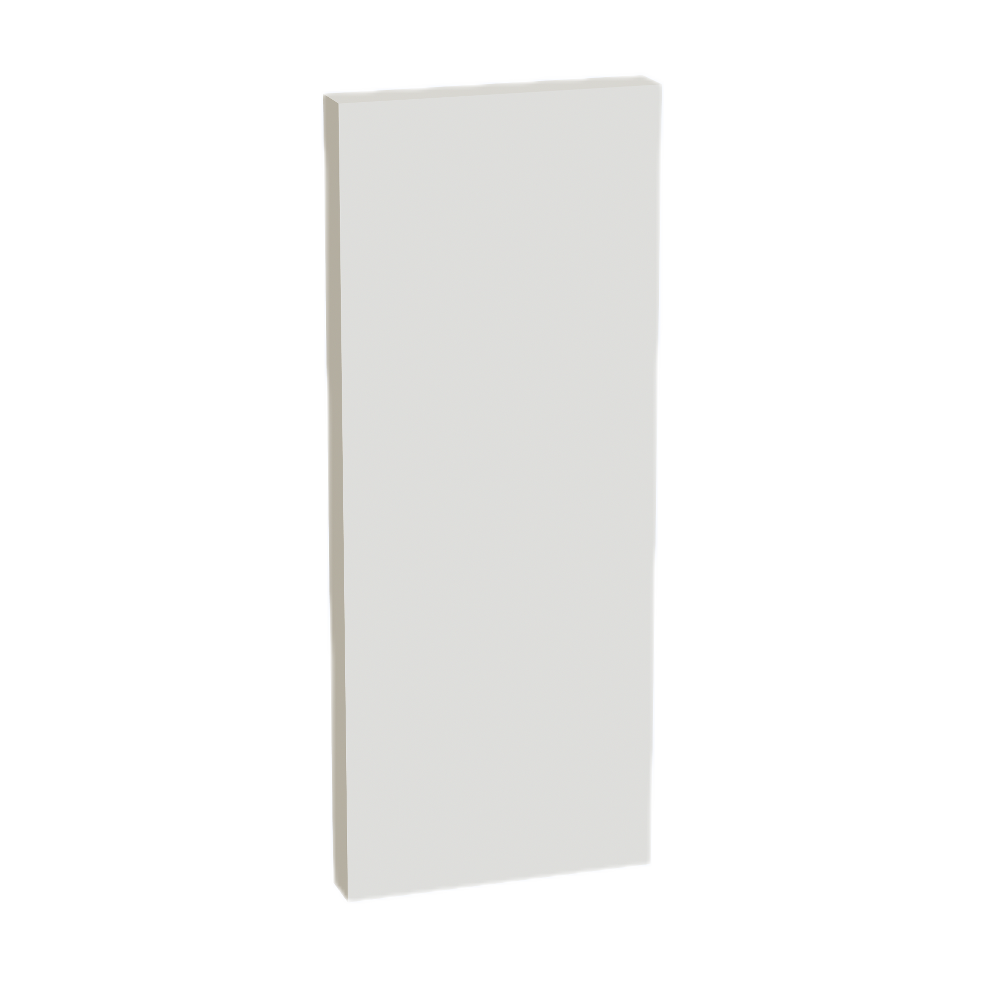 FLS30-SSAW  Flat Shelf - Shaker Style - Swan White   3"W x 34-1/2"H x 24"D