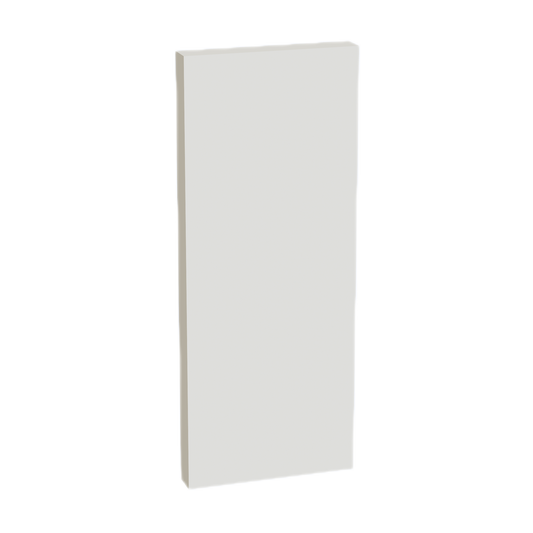 FLS30-SSAW  Flat Shelf - Shaker Style - Swan White   3"W x 34-1/2"H x 24"D