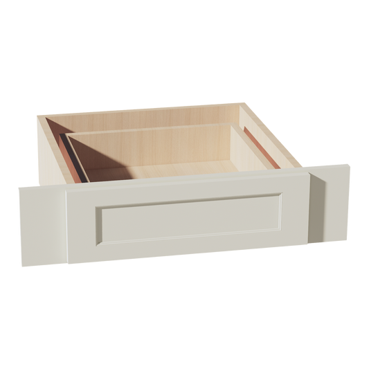 KD30-SSAW  Vanity Knee Drawer - Shaker Style - Swan White   96"W x 3/4"H x 3/4"D