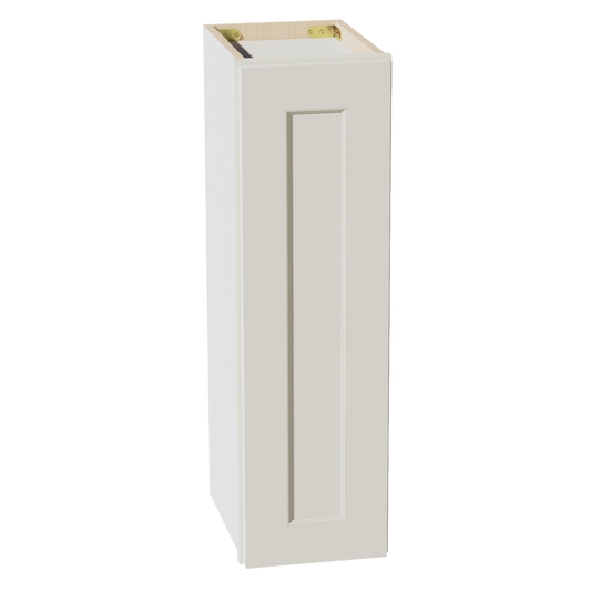 W0930-SSAW  Wall Cabinet 1 Door & 2 Shelves - Shaker Style - Swan White   60"W x 34-1/2"H x 21"D