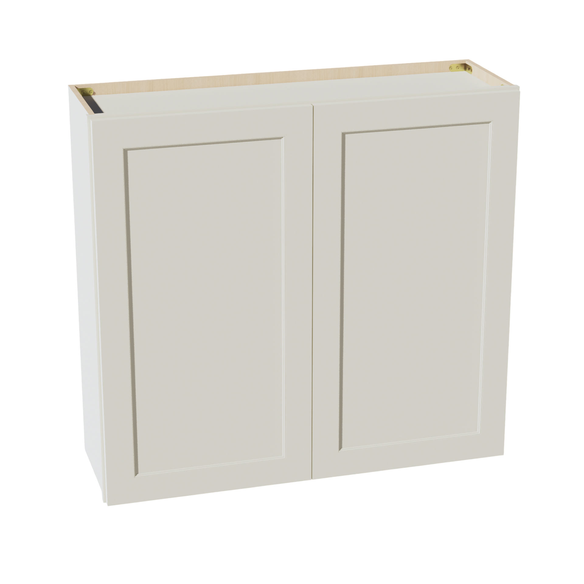 W3936-SSAW  Wall Cabinet 2 Doors & 2 Shelves - Shaker Style - Swan White   39"W x 30"H x 12"D
