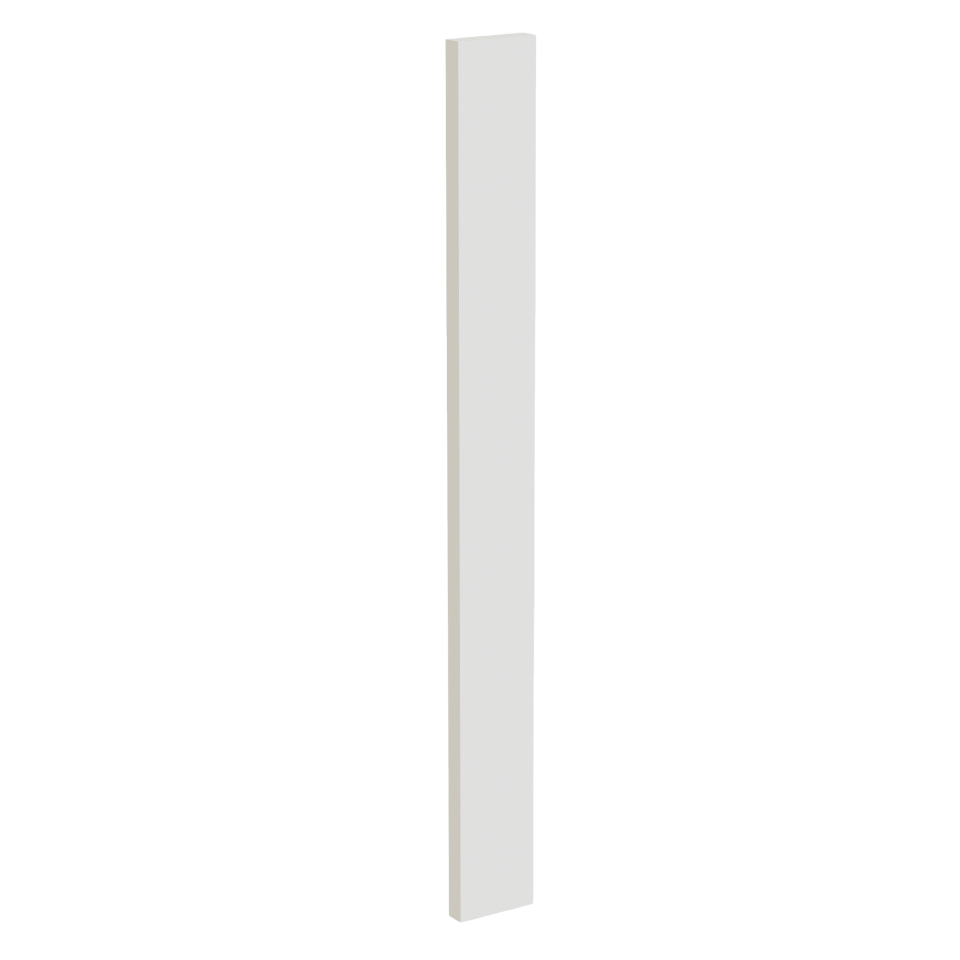 WF330-SSAW: Shaker Swan White 03"W x 30"H Wall Cabinet Filler