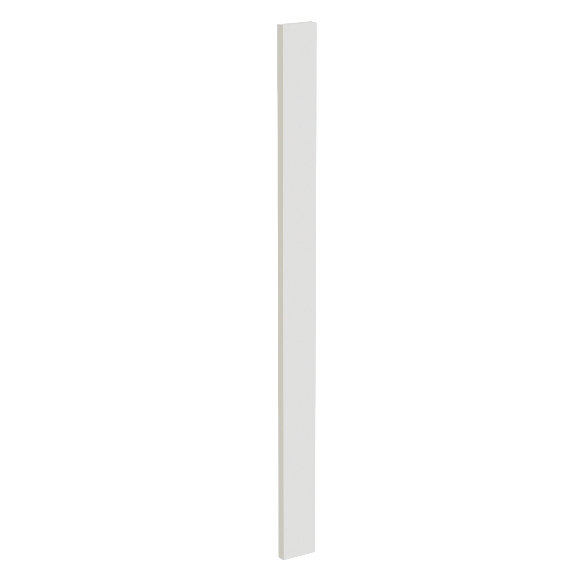 WF342-SSAW  Wall Cabinet Filler - Shaker Style - Swan White   3"W x 36"H x 3/4"D
