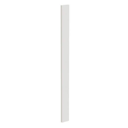 WF342-SSAW  Wall Cabinet Filler - Shaker Style - Swan White   3"W x 36"H x 3/4"D