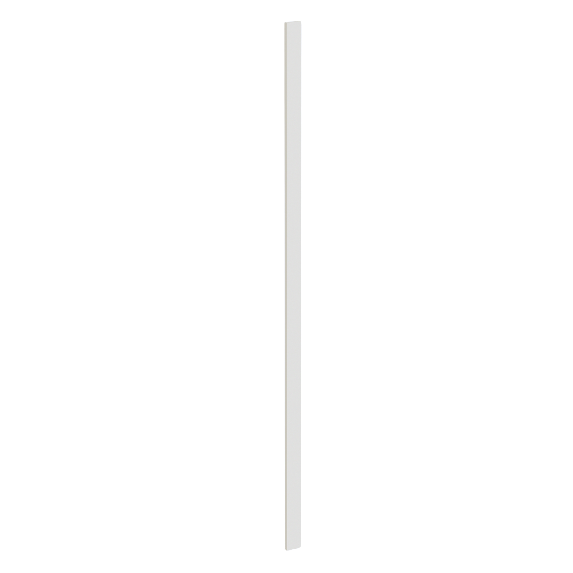WF396-SSAW  Wall Cabinet Filler - Shaker Style - Swan White   3"W x 42"H x 3/4"D