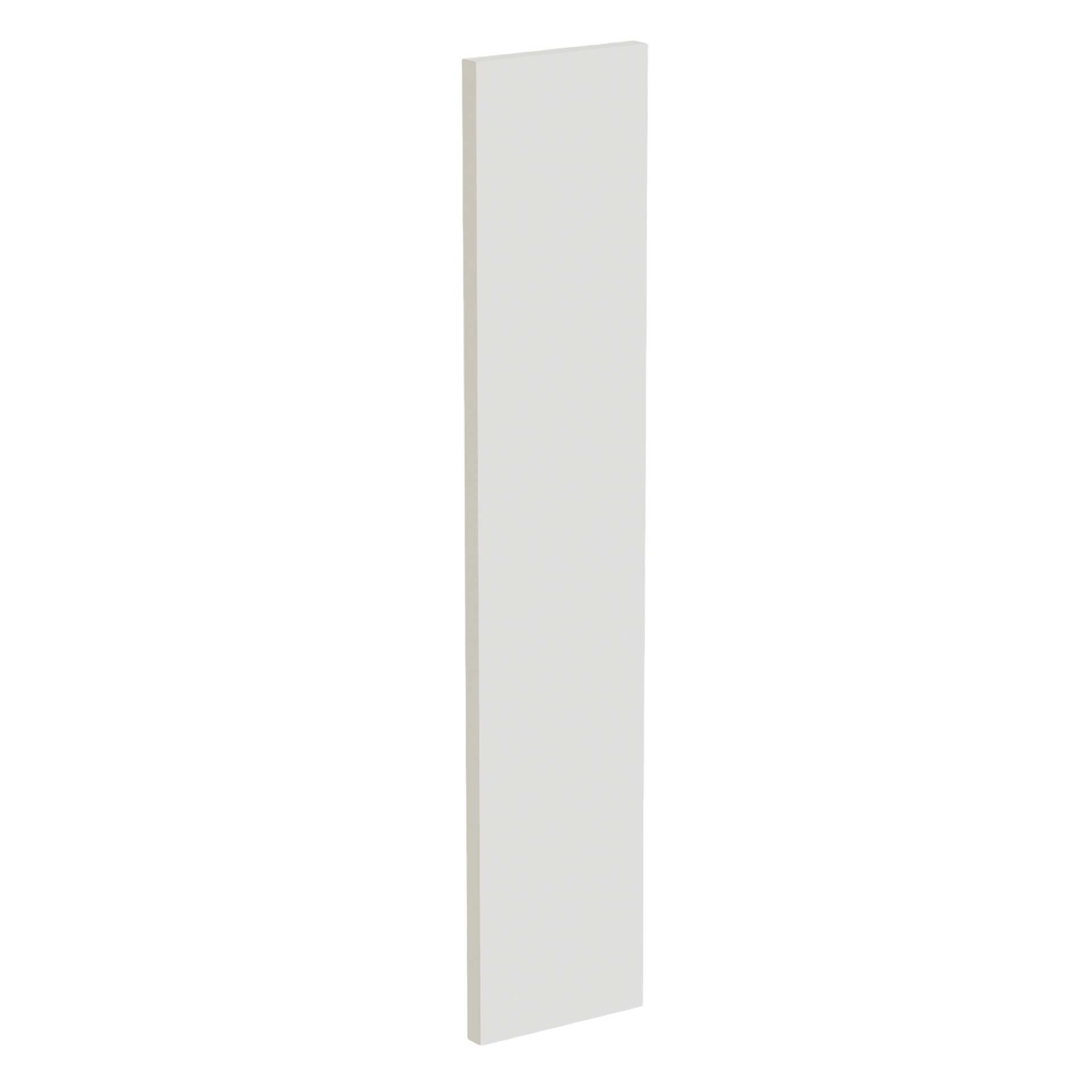 WF630-SSAW  Wall Cabinet Filler - Shaker Style - Swan White   3"W x 96"H x 3/4"D