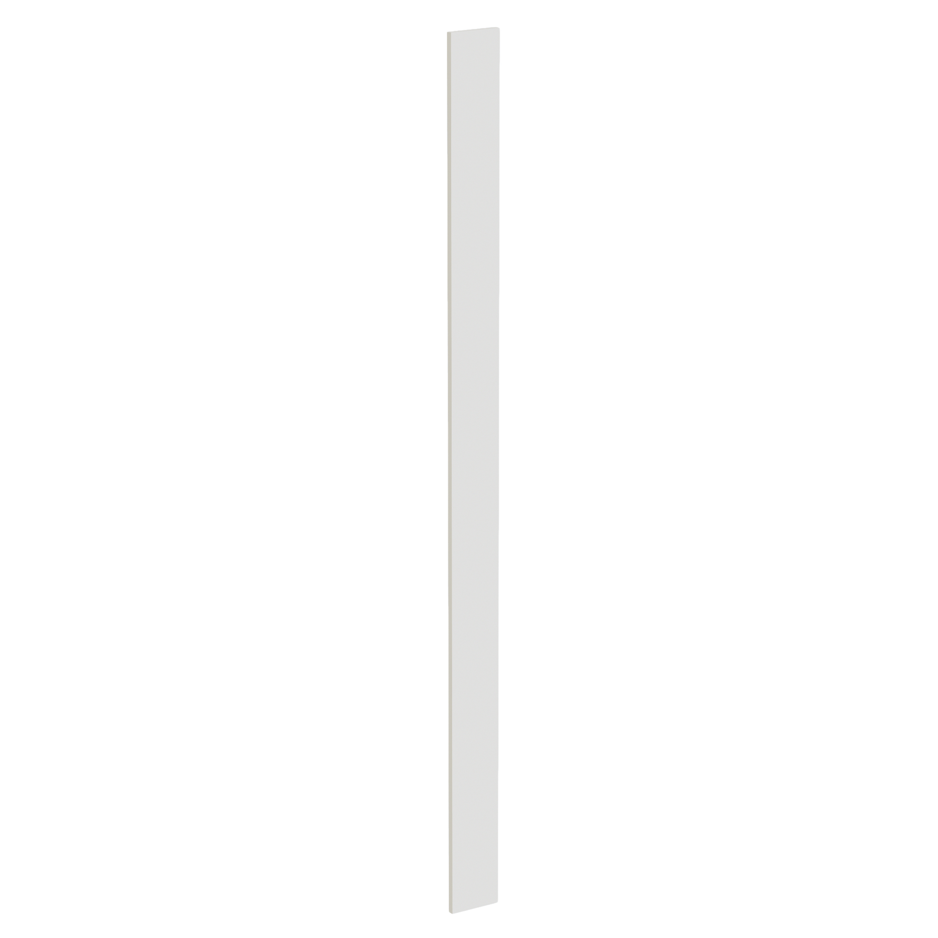 WF696-SSAW  Wall Cabinet Filler - Shaker Style - Swan White   6"W x 42"H x 3/4"D