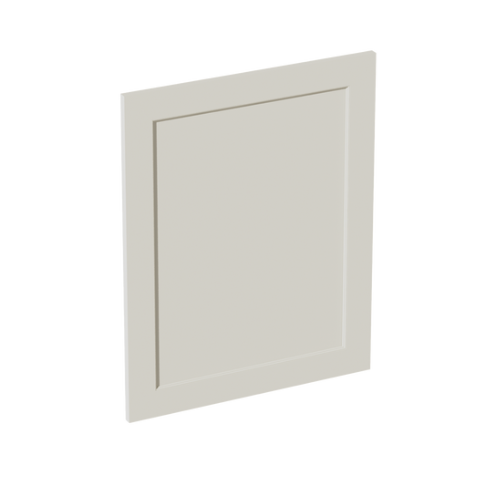 WP-BASE-SSAW: Shaker Swan White 23-1/2"W x 29-1/2"H x 3/4"D Wainscot Panel Base