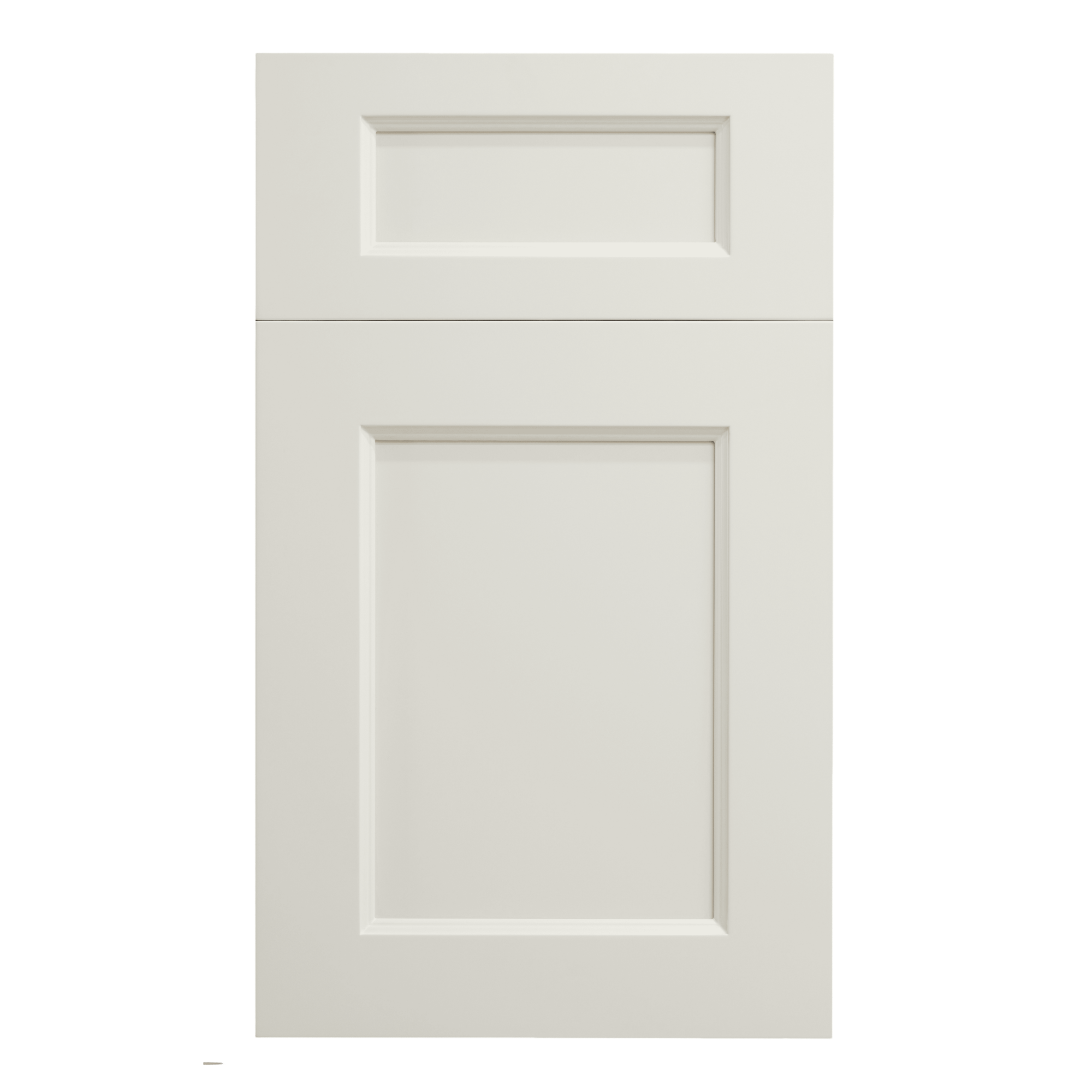 W3324-SSAW: Shaker Swan White 33"W x 24"H 2 Doors Standard Wall Bridge Cabinet