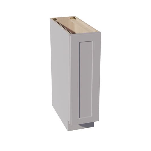 BF0924-SLG: Shaker Light Grey 09" Full Height Door Standard Base Cabine