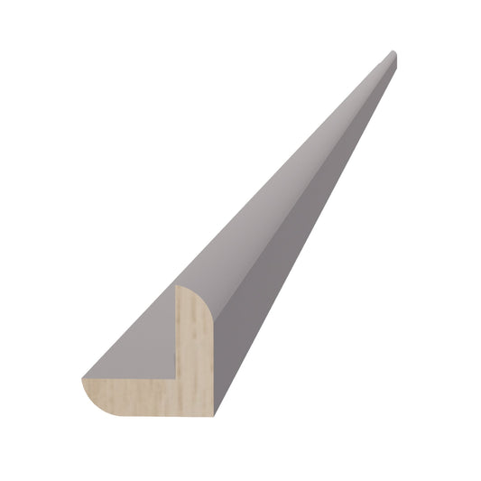 OCM8-SLG  Outside Corner Molding - Shaker Style - Light Grey   96"W x 7/8"H x 7/8"D