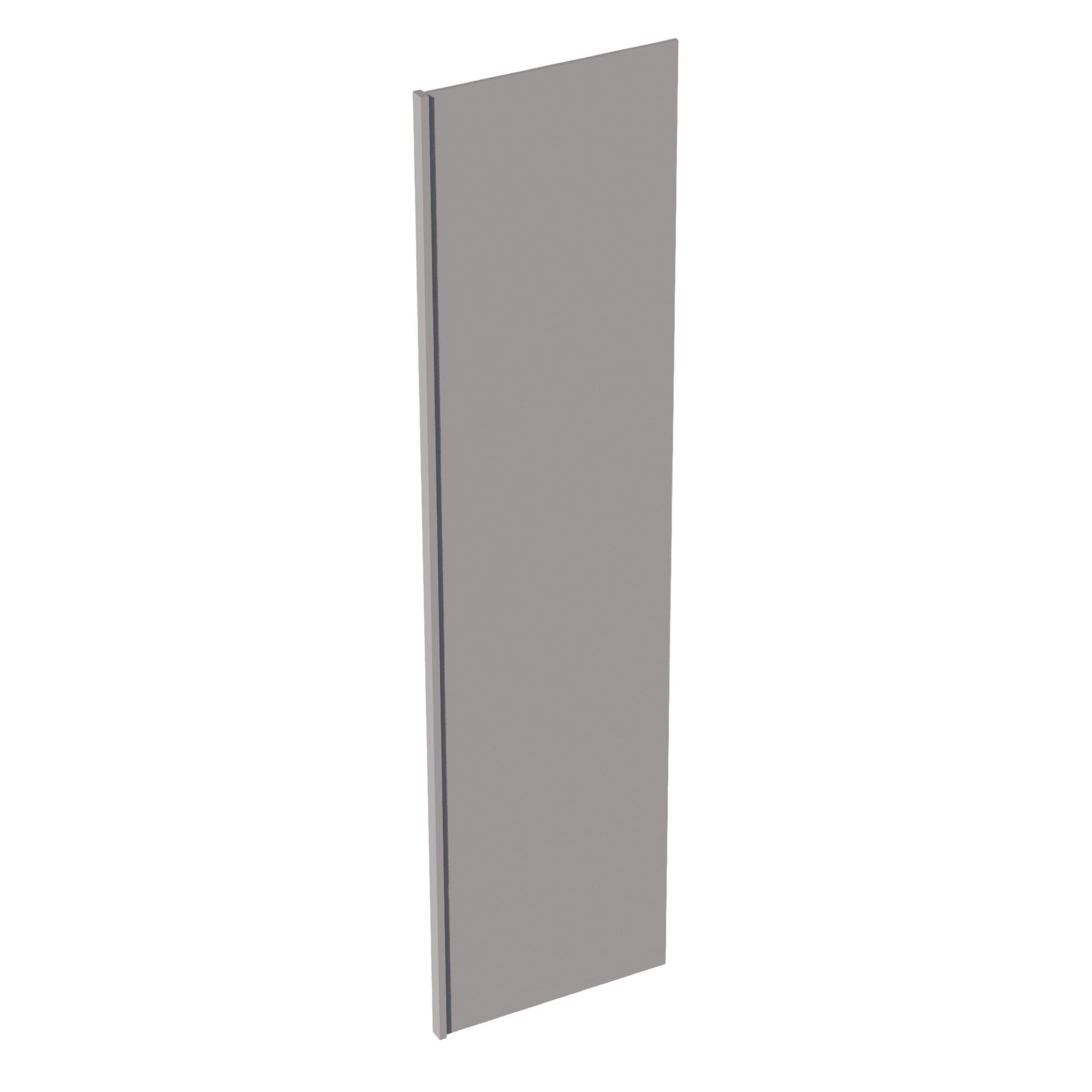 REP2496-SLG  Refrigerator Return Panel - Shaker Style - Light Grey   1-1/2"W x 96"H x 24"D